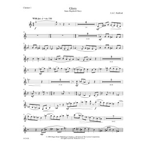 Glory - Bb Clarinet 1
